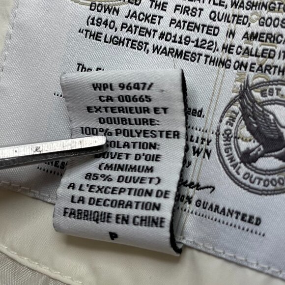 Eddie Bauer Women's White Premium EB700 Down Puffer Outdoor Vest Sz Sm - Picture 10 of 13